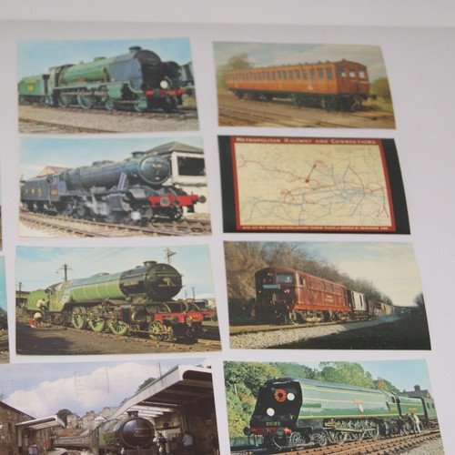 25x Job Lot of Train Postcards - Picture 4 of 11
