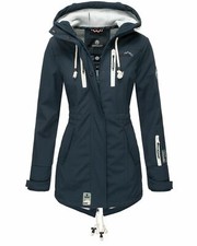 Marikoo Damen Softshell Outdoor Jacke Übergangs Winter Regen Mantel Zimtzicke