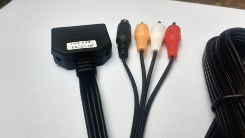 S-Video S-VHS & Composite AV Cable TV Lead For Atari Jaguar Games Console - NEW - Picture 8 of 8