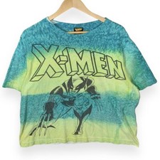 Vintage 90s Marvel T-Shirt 1994 Wolverine X-Men AOP Comic book Movie Crop 23x24