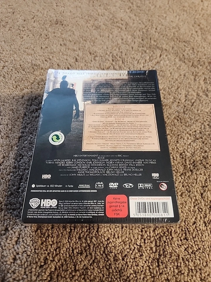 Rome - The Complete First Season (DVD, 2006, 6-Disc Set) German Region 2 New Foto 2 de 4