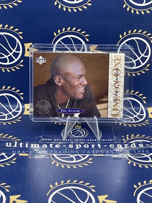   1995 Upper Deck Minors One On One #10 Michael Jordan/Future-NM-**rare**