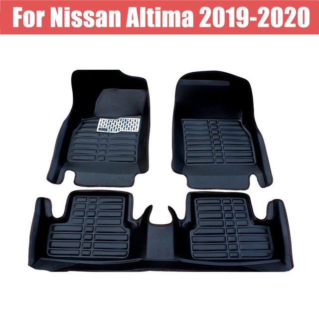 For Nissan Altima 20192020 Car Floor Mats Front&Rear Liner Leather Mat