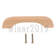 Decorative Wood Drawer Knob Pull 3.78 Inches for Furniture Door Cabinet Wardrobe