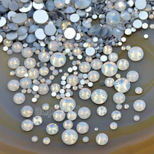 1440pcs Randomly Mixed Size Non Hotfix High Quality Flatback Crystal Rhinestones