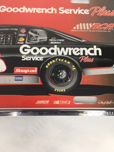 Vintage 1990er Dale Earnhardt 3 Action RCR Nummernschild Etikett Nascar guter Schraubenschlüssel - Bild 3 von 6