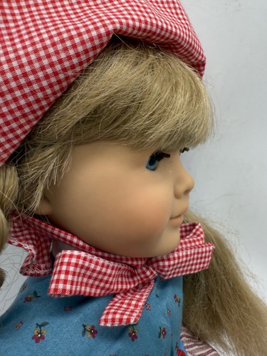 Vintage American Girl Kristen Doll Pleasant Valley Company Hat Dress Bloomers - Picture 7 of 12