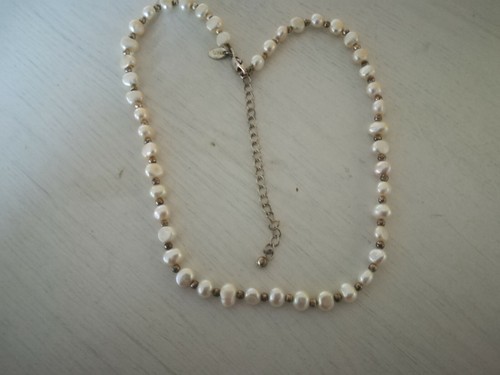 Collier Fantaisie Vintage En Perles De Résine - Occasion Bon état, Sans Marque