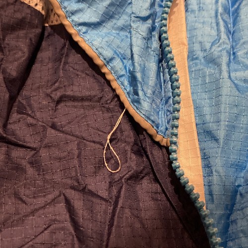 Vintage 80s Asics Gore-Tex Full Zip Windbreaker Jacket Cyan Navy White Size M - Picture 17 of 17
