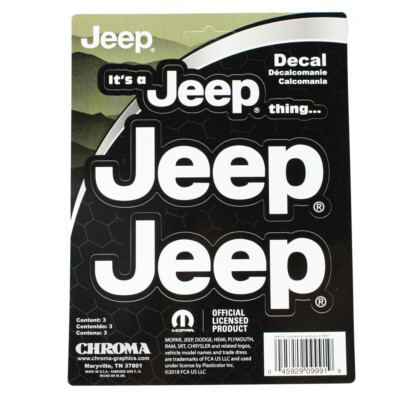 Original It`s a Jeep thing Chrysler Offroad Emblem Aufkleber Decal Sticker Mopar
