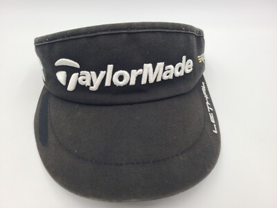 TaylorMade Golf Lethal RBZ 1R Sun Golf Wide Brim Visor Strapback Hat Cap Black