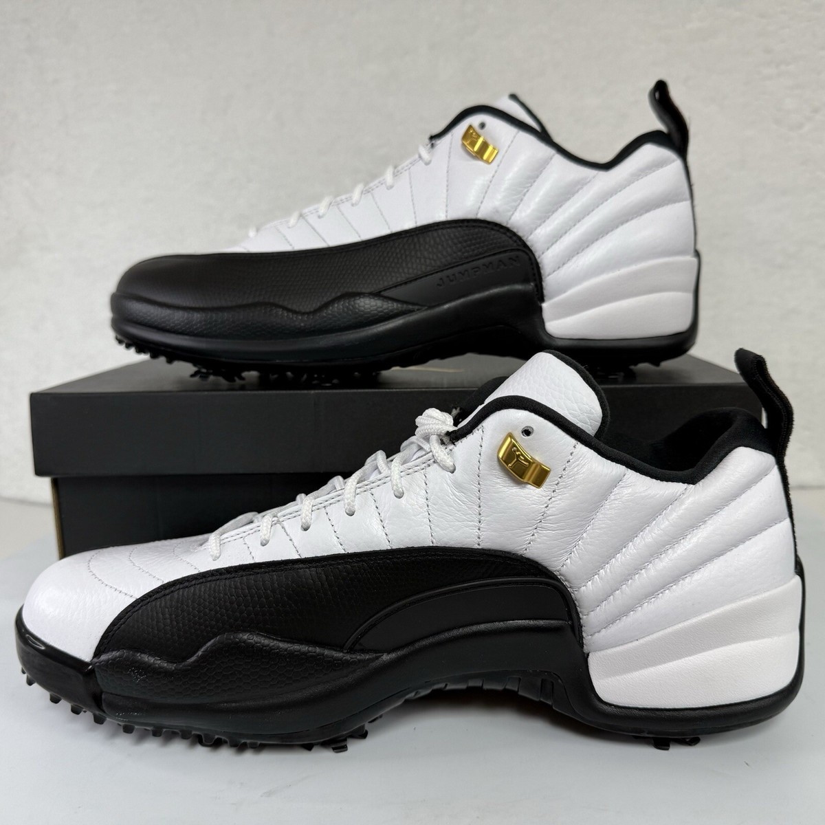 Air Jordan 12 XII Low Golf Men's Size 13 Taxi 2022 Black Air Jordan 12 XII Low Golf Men's Size 13 Taxi 2022 Black