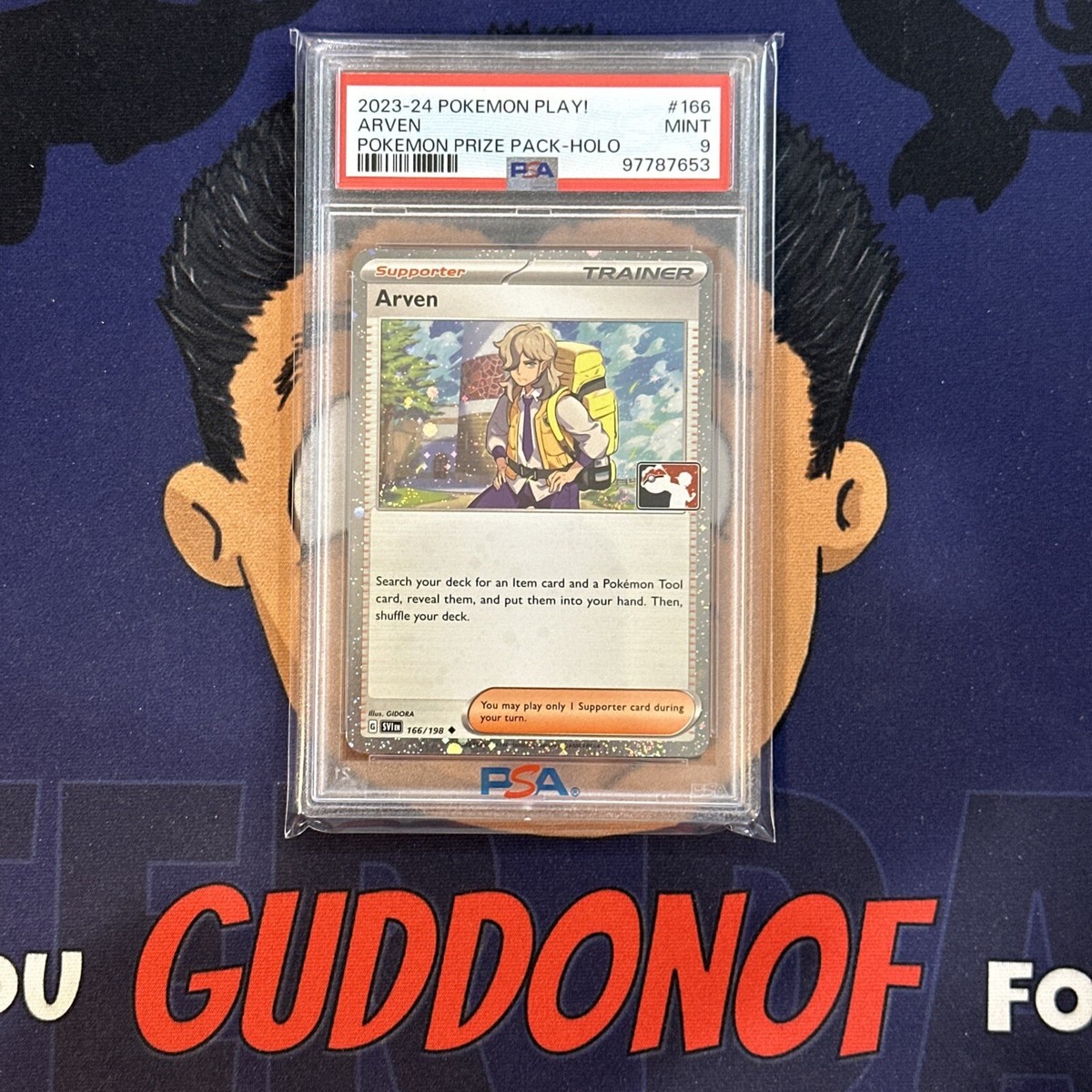 PSA 9 MINT 2023-2024 Pokemon Play! Prize Pack ARVEN #166 Holo | eBay