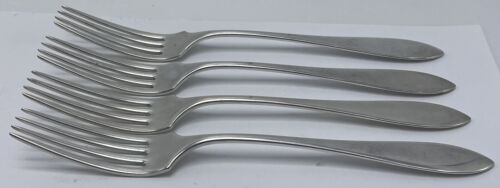 Antique Towle Lafayette Sold By Daniel Low Sterling Silver Lunch Forks Set of 4 - Picture 5 of 15