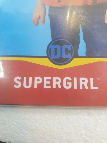 DC Superhero Supergirl costume vest top one seize 104-116 - Picture 4 of 5