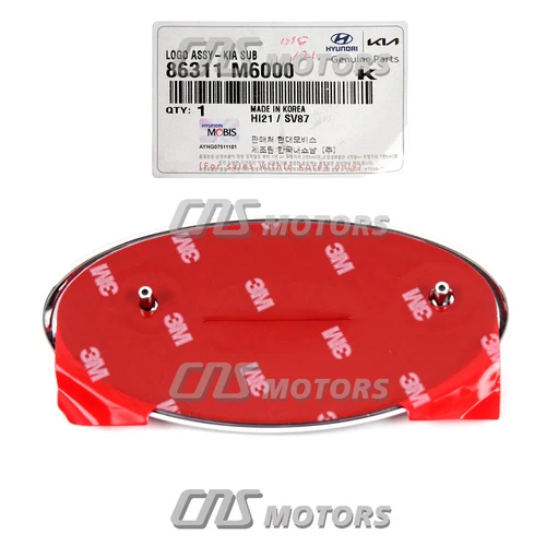 GENUINE REAR Trunk Lid Emblem for 2019 2020 2021 Kia Forte Sedan 86311M6000 - Picture 4 of 7