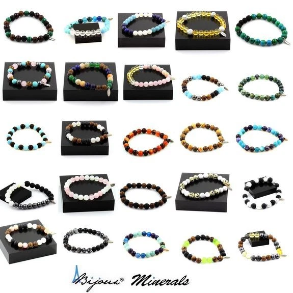 Steine Und Mineralien. Armband Mit Türkisperlen Aus Südafrika 8 Mm. Hergestellt - Bild 4 von 4