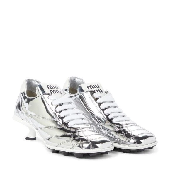 Miu Miu Sneakers - 10 For Sale on 1stDibs | sneakersy miu miu, miu miu  silver sneakers, miu miu pointed toe sneakers