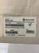 Polycom Soundstation Subwoofer, SS VTX 1000, 110-120V Part 2565-07242-001