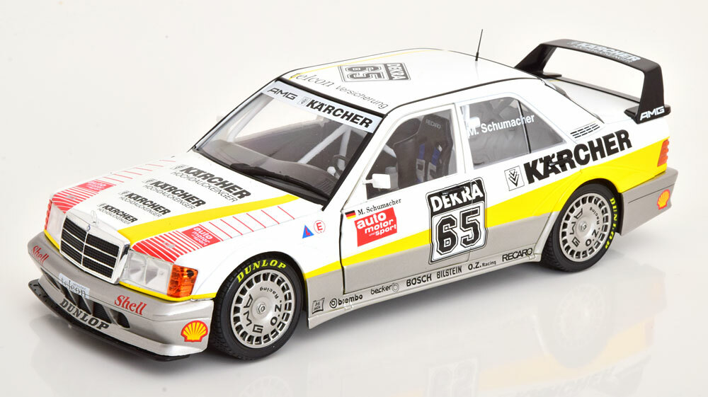 Mercedes 190E EVO2 #65 DTM 1990 Schumacher Solido S1801008 1