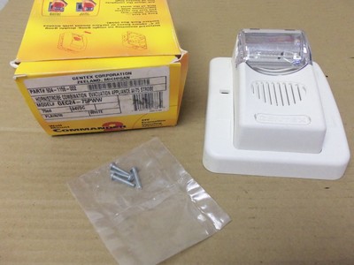 New Gentex Horn/Strobe Fire Alarm Strobe GEC24-75PWW Fire Alarm | eBay
