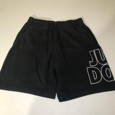Nike Just Do It Sweat Shorts Athletic Sportswear Mens Adult Small Black Pockets