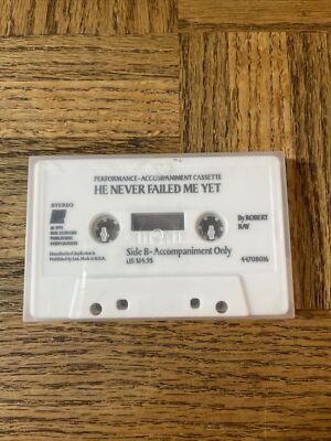 He Never Failed Me Yet Cassette