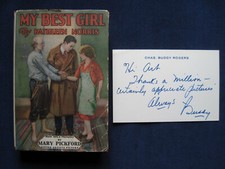 MY BEST GIRL, MARY PICKFORD PHOTOPLAY, SIGNED by CHARLES BUDDY ROGERS