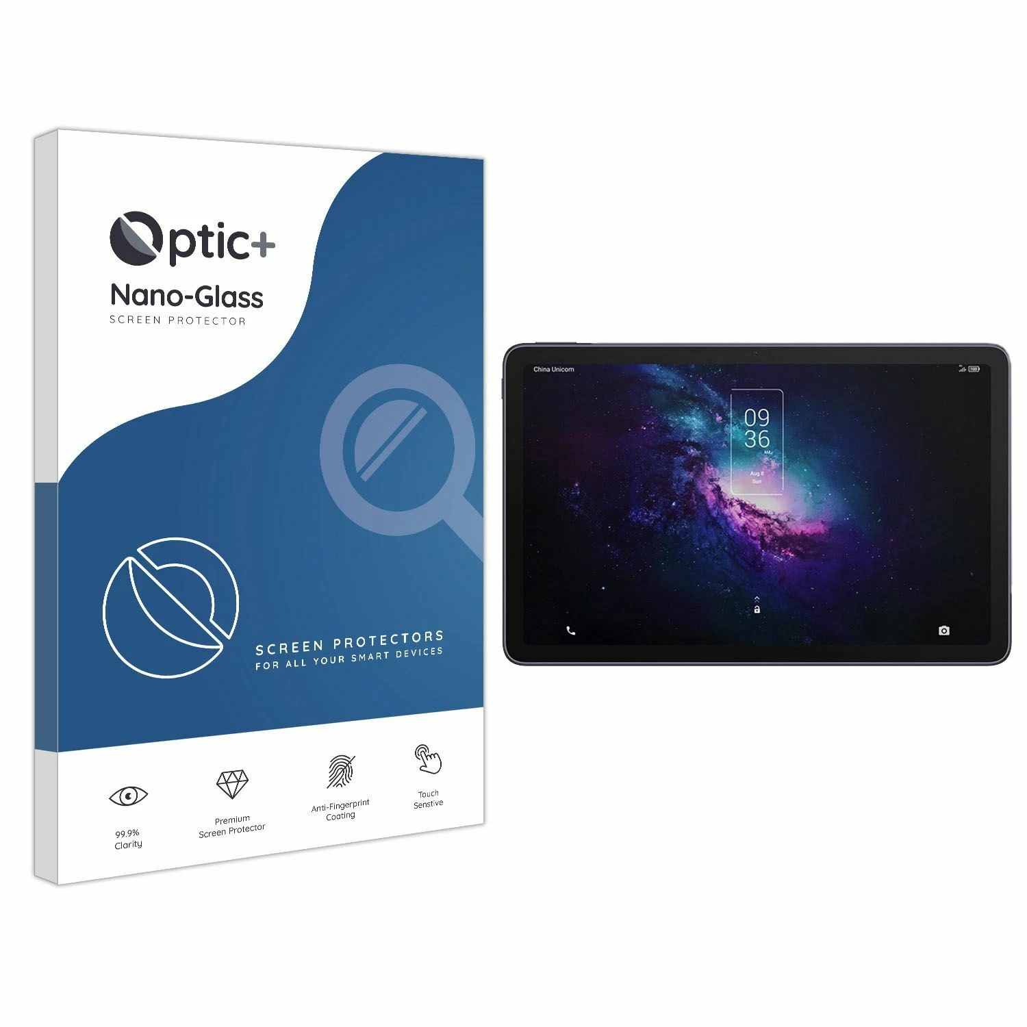 Optic+ Nano Glass Screen Protector for TCL 10 TabMax