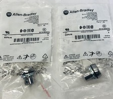 LOT OF 2 ALLEN BRADLEY 800FM-F9 FLUASH PUSH BUTTON