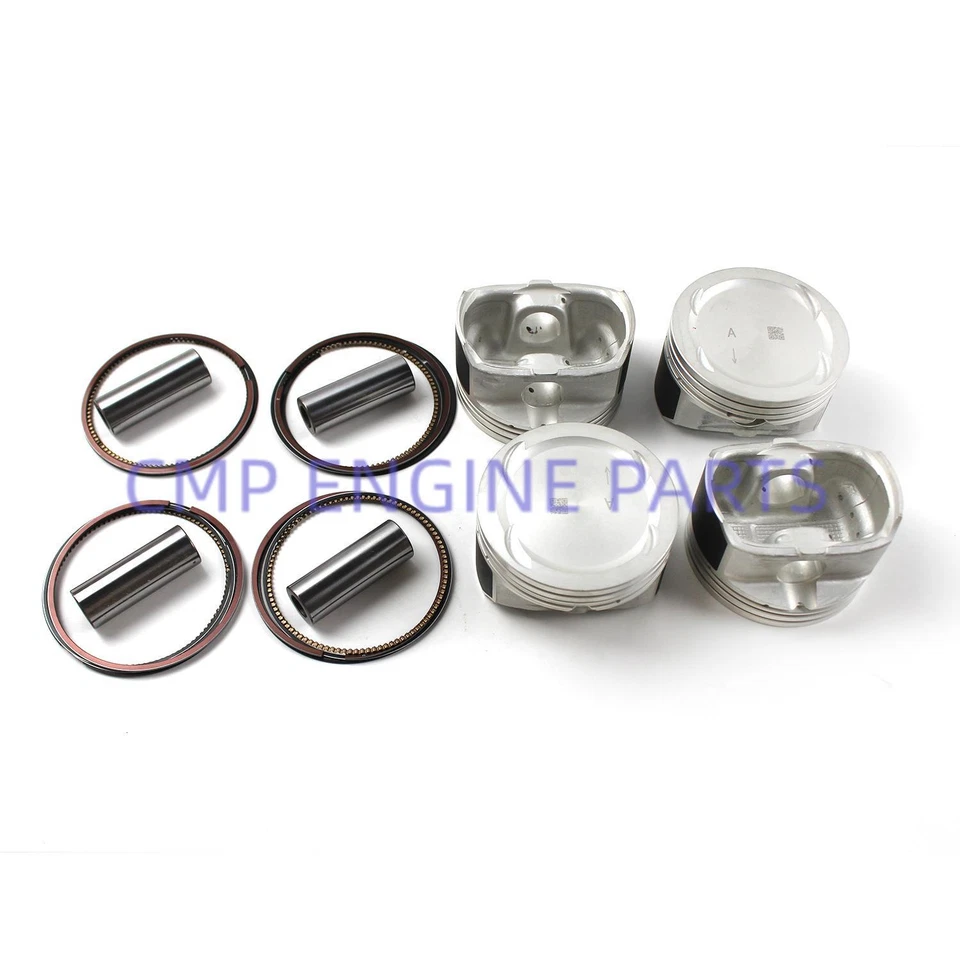 4PCS Pistons Ring Set & Connecting Rods For Hyundai Tucson Kia Optima G4KE 2.4L — 第 2/4 张图片
