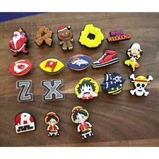 19 One Piece Anime Christmas Shoe Charms Multiple Characters Fits Crocs