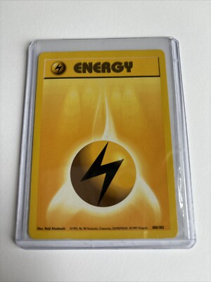 Lightning Energy 100/102 Base Set Regular