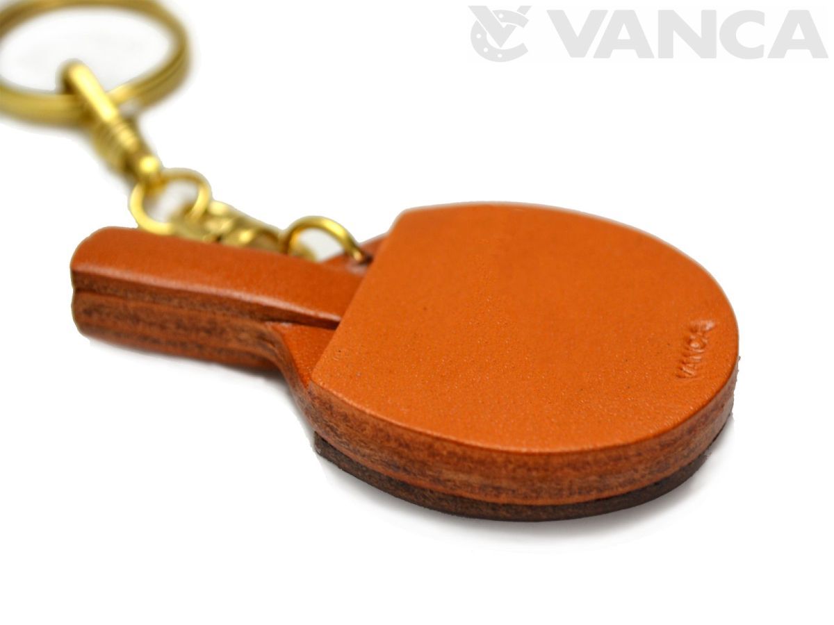 VANCA CRAFT Skis Sports 3D Leather Keychain - Handmade Genuine Leather Collectible Keyring Charm, Made In Japan - View #2