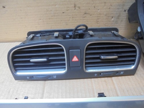 VW VOLKSWAGEN GOLF MK6 2010 SILVER DASH TRIMS, CENTRE HEATER VENTS AND ASH TRAY - Picture 2 of 7