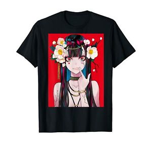 Anime Girl Waifu Japanese Aesthetic Otaku Gift T-Shirt Tee Gift 2021