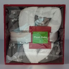 NIB-Plush Robe Martha Stewart Holiday Collect...
