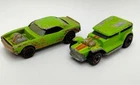 1974 Hot Wheels HEAVY CHEVY & PROWLER Alternate Green Enamel Original  Redline