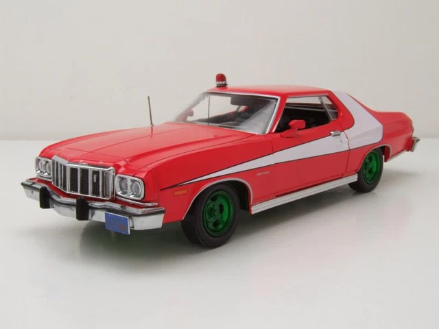 Greenlight 1976 Ford Gran Torino Starsky &amp; Hutch &ndash; Serie Hollywood 1:64