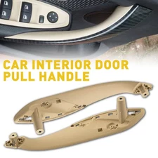 2PCS Front Left & Right Inner Trim Door Pull Handle Beige For BMW F30 F80 F31