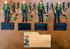 GI JOE Cobra NM/M TRU Infantry Trooper Greenshirt Pack 2008 All x4 Figures & FC