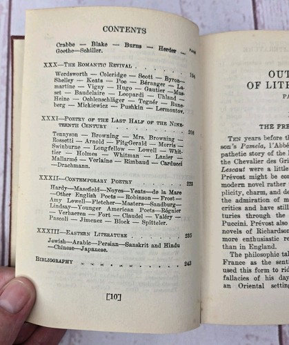 1929 Pocket Library World's Essential Knowledge Book Vol VIII Part II Literature - Picture 12 of 18