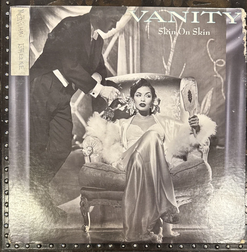 Vanity Skin On Skin Motown Records 6167ML 1986 1st Press Vinyl LP Album + Lyrics Foto 3 de 4