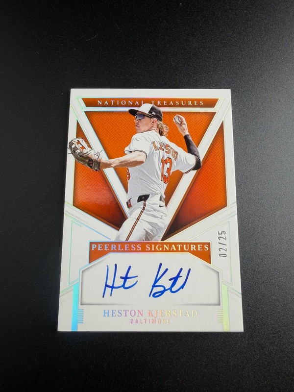 2025 National Treasures Heston Kjerstad Peerless Signatures /25