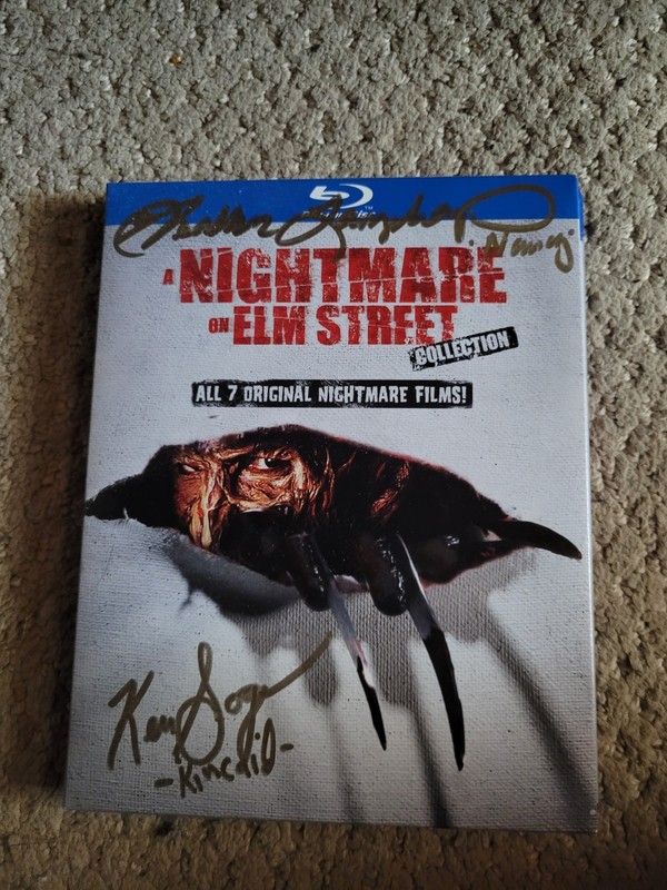 AUTOGRAPHED A Nightmare On Elm Street Collection Blu-ray Box Set 7 Movies