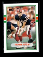 Frank Reich RC: 1989 Topps Traded Rookie Card #81T. rookie card picture