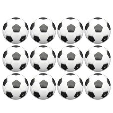 12Pcs Foosballs Table Ball Tabletop Game Small Football Table Soccer Ball