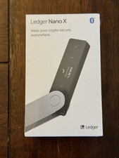 Ledger Nano X Cryptocurrency Bluetooth Hardware Wallet - NEW SEALED -