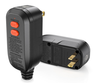 #ad #ad GFCI Replacement Plug Assembly Auto Reset 15 Amp 2 Prongs 5 Black $20.33