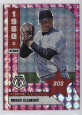 2022 Panini Mosaic 1980's Stars Pink Camo Mosaic Prizm Roger Clemens #289 16ki